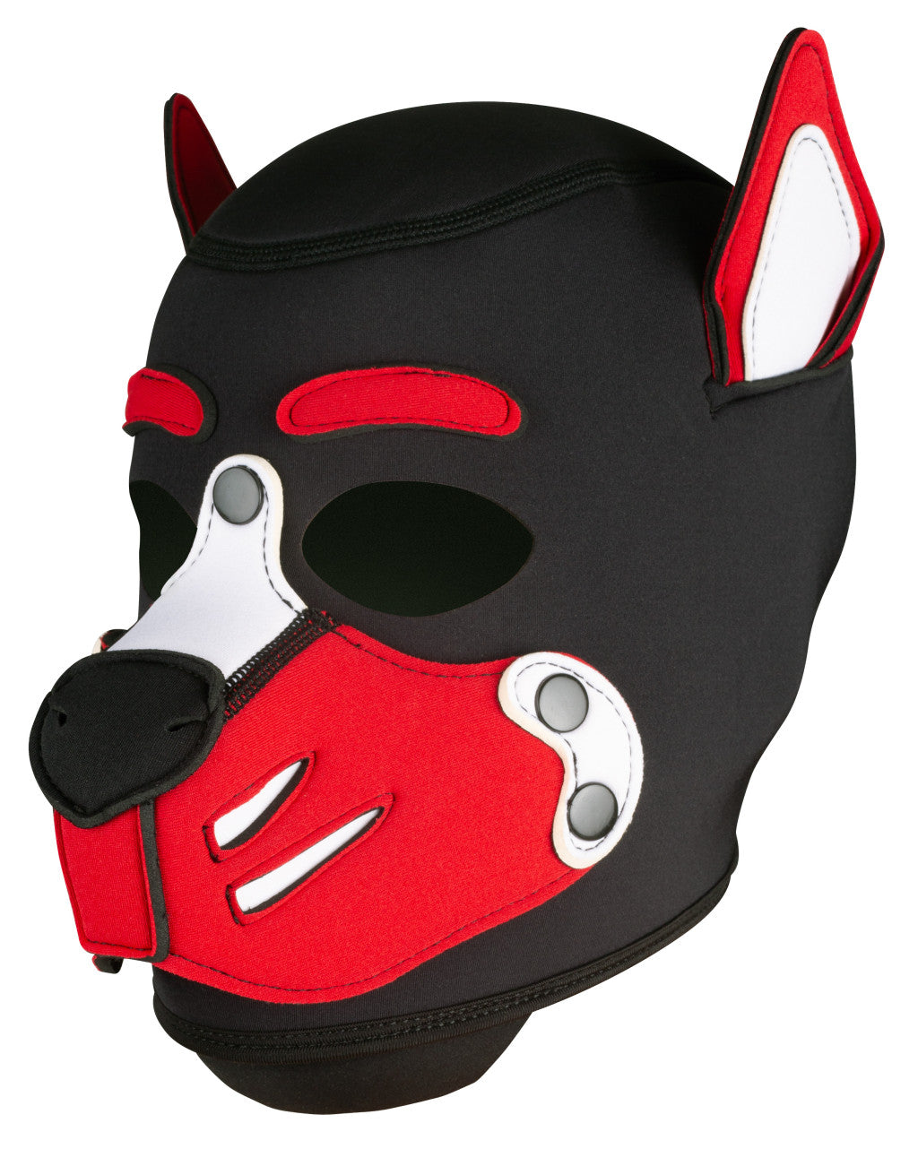 Red Husky Hood – Sensual Blood Red Mask For Intimacy