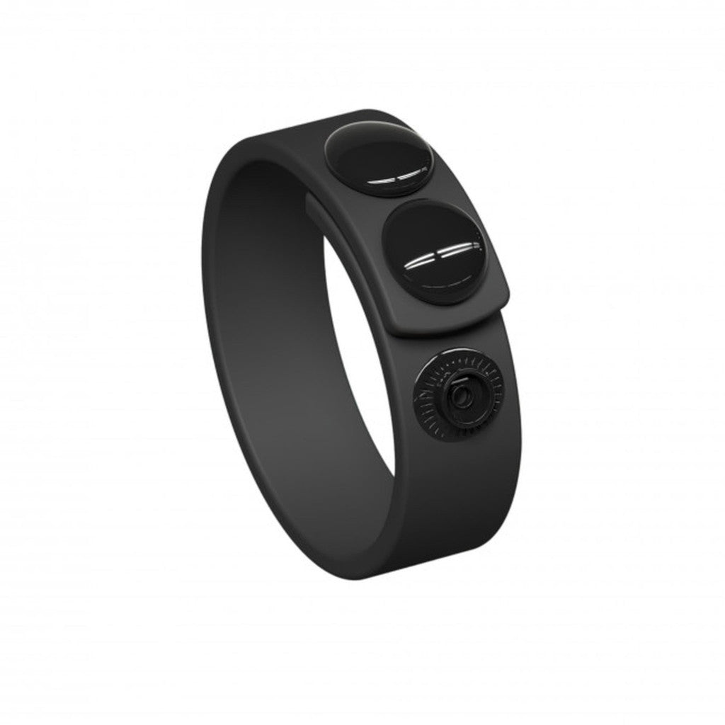 Hero Ring Penis Ring Adjustable Eco-friendly Silicone Black Onyx