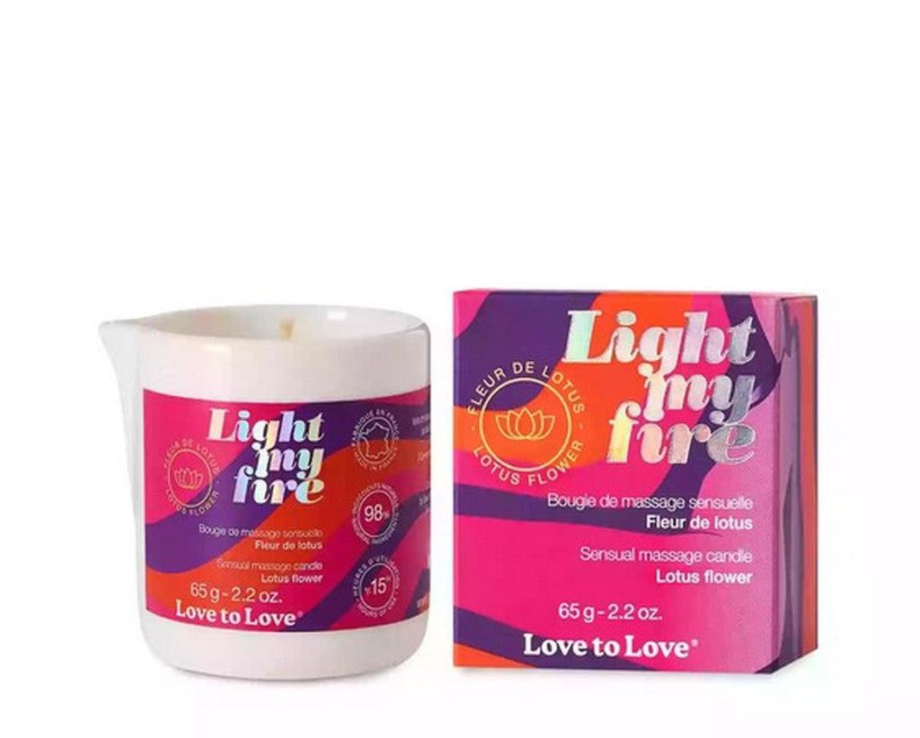 Light My Fire Lotus Flower Massage Candle 65 G
