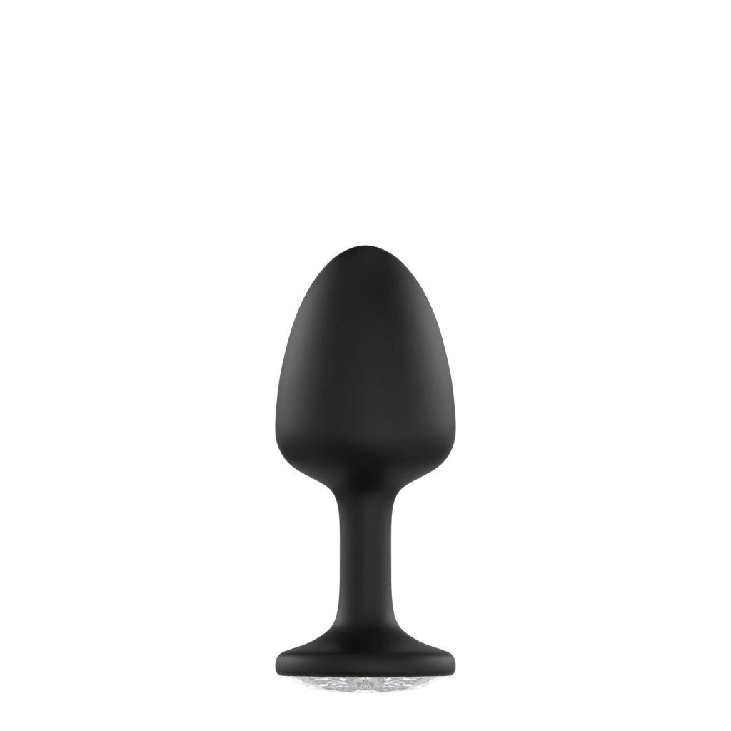 Marc Dorcel Anal Plug With Internal Ball 8 Cm White Crystal