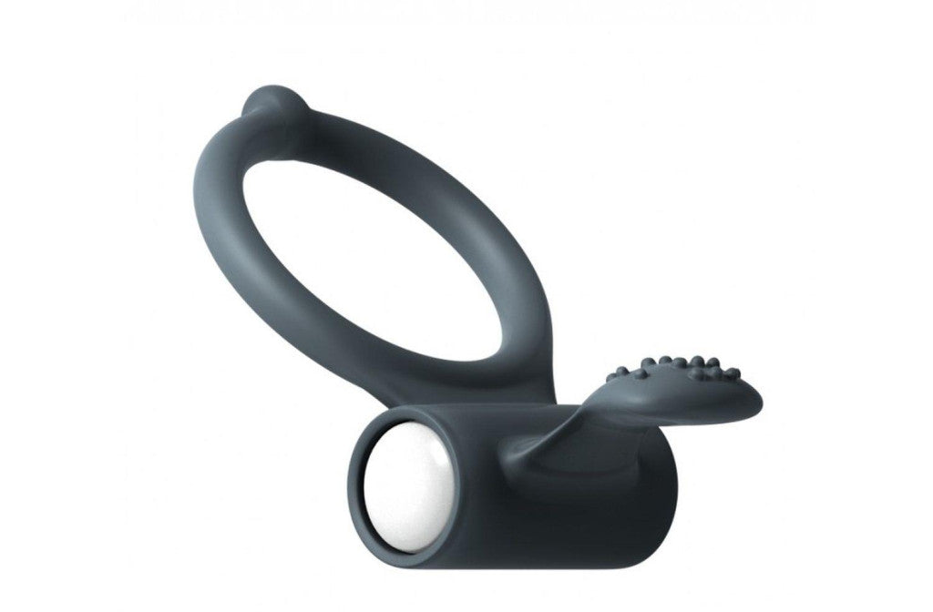 Dorcel Cock Ring Vibrating Stimulator Black 7 Cm