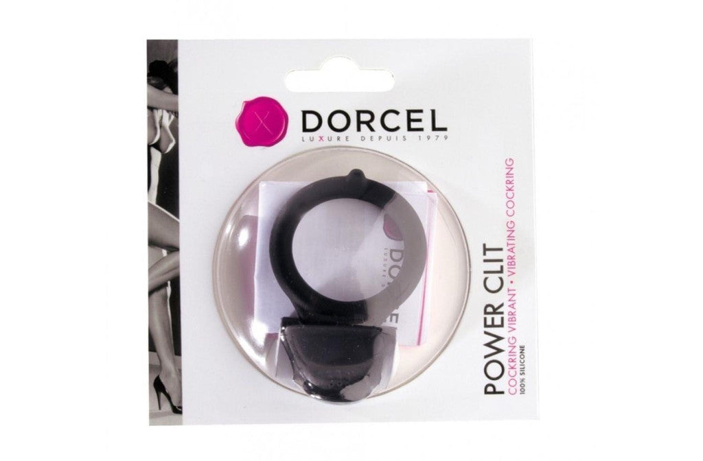 Dorcel Cock Ring Vibrating Stimulator Black 7 Cm
