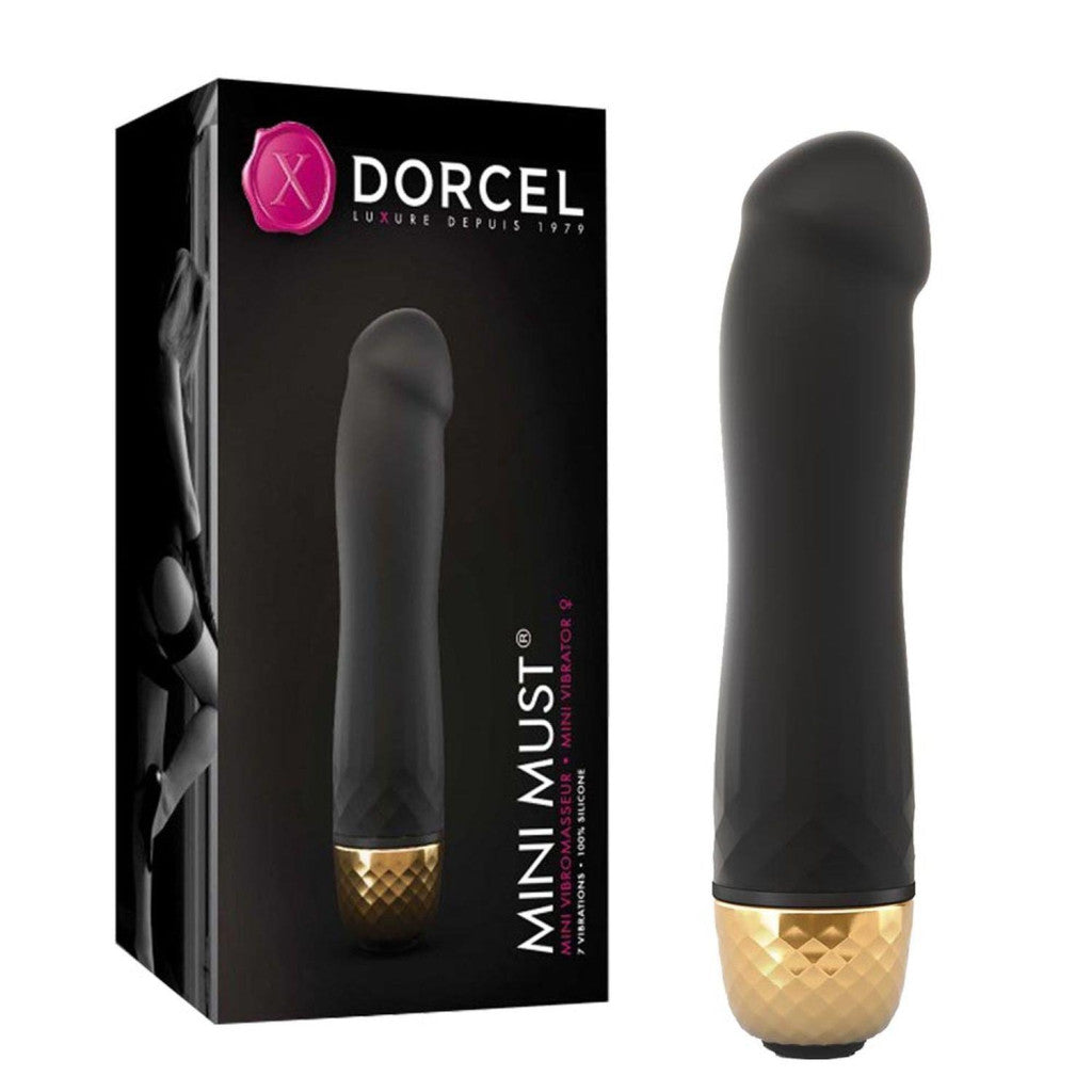 Mini Must Vibrator 7 Modes Waterproof 12 Cm Black