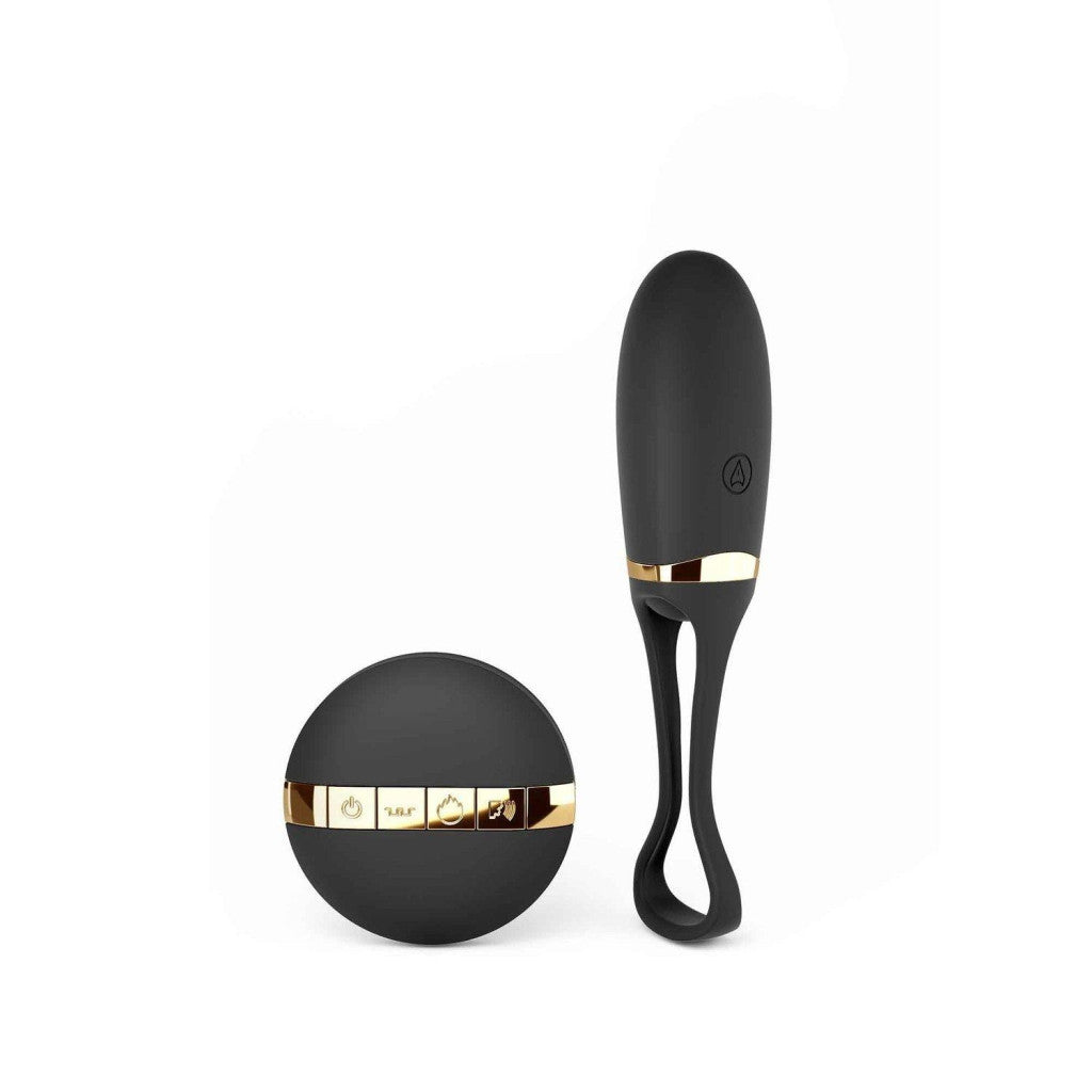 Marc Dorcel Vibrating Egg G-spot And Clitoral Stimulator Voice Control 12.5 Cm Black-gold