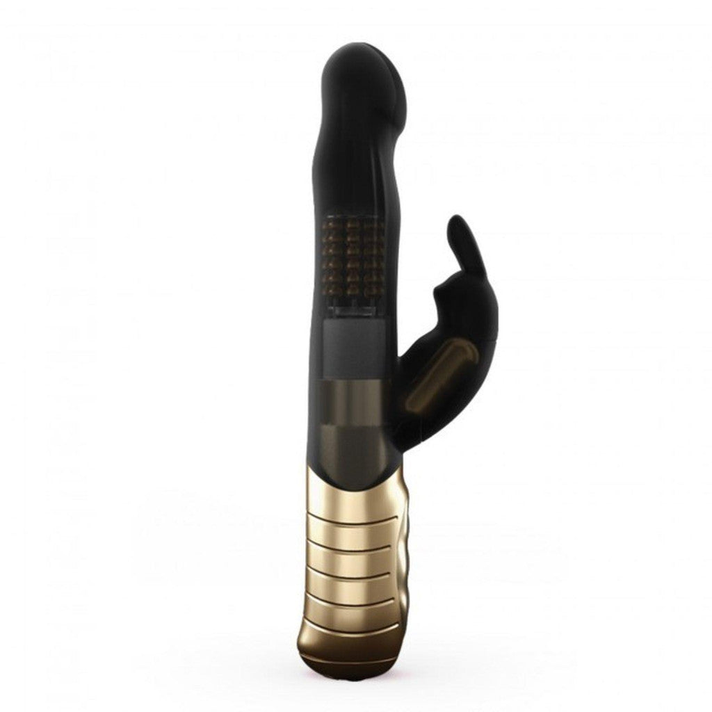 Dorcel Vibrator Double Motor Rotating 22 Cm Black-gold
