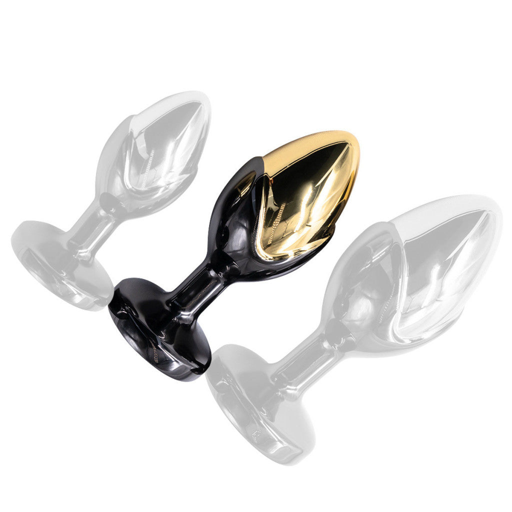 Biflower Anal Plug Smooth Surface 8 Cm Aluminum