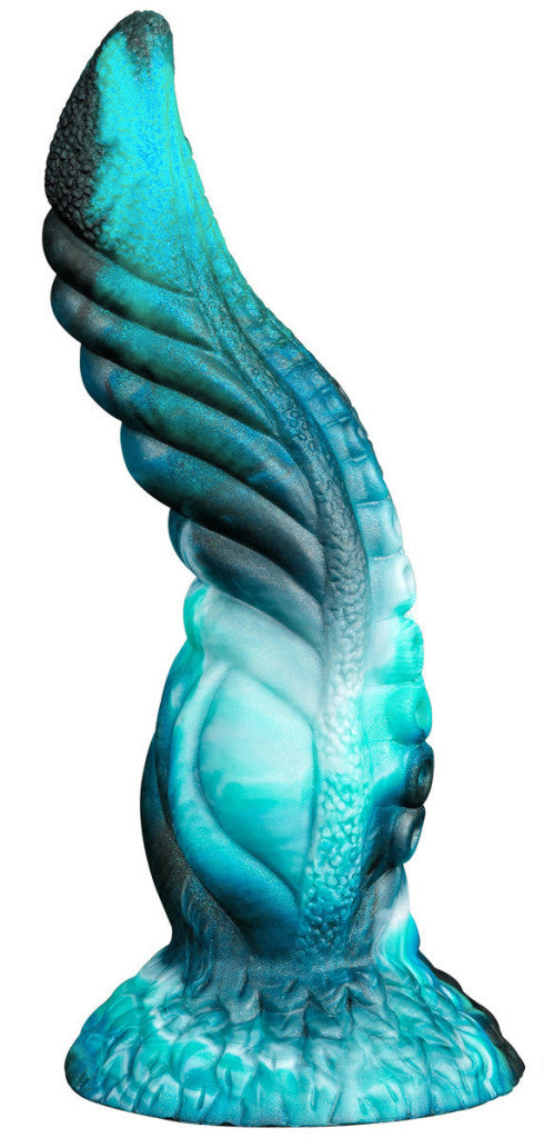 Wavytak Dildo tekstureret sugekop 21 Cm Silikone
