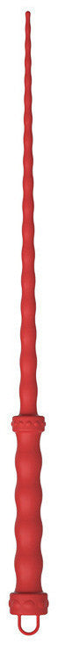 Viper Whip Wavy Surface Silicone 55 Cm Red