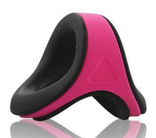 Ballstretcher Penis Ring Silicone 30 Mm Black-pink