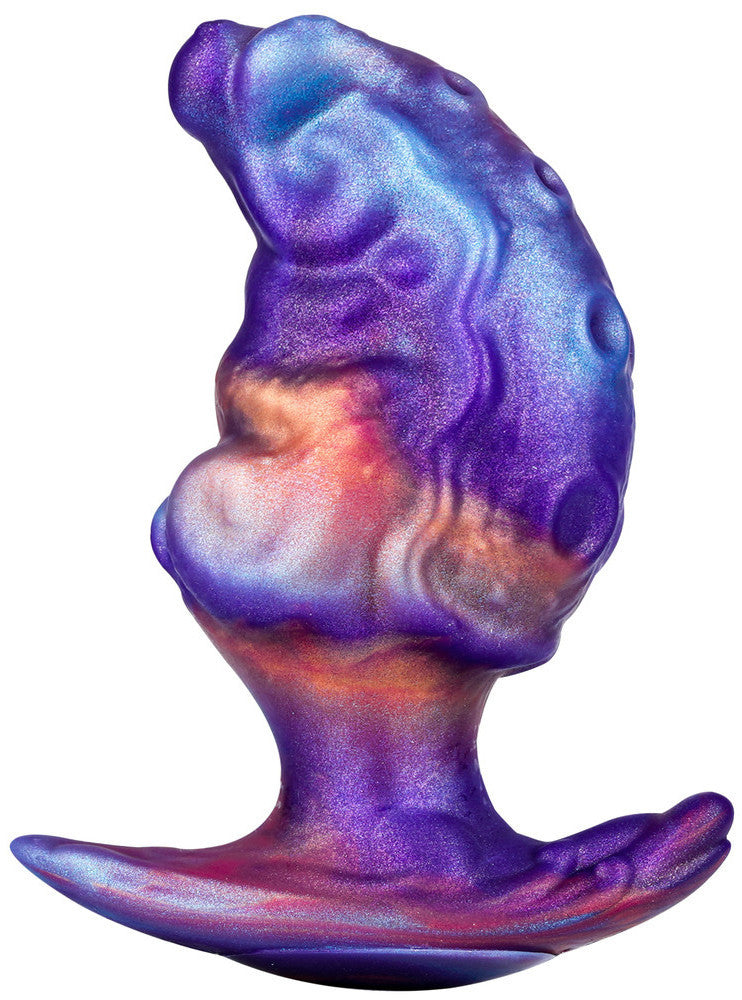 Anal Plug Textured Surface With 10 Cm Wide Silicone Base
