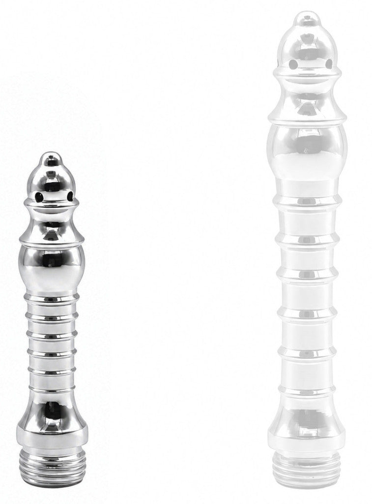 Chessenem Anal Shower Metal Textured 7 Cm Chrome