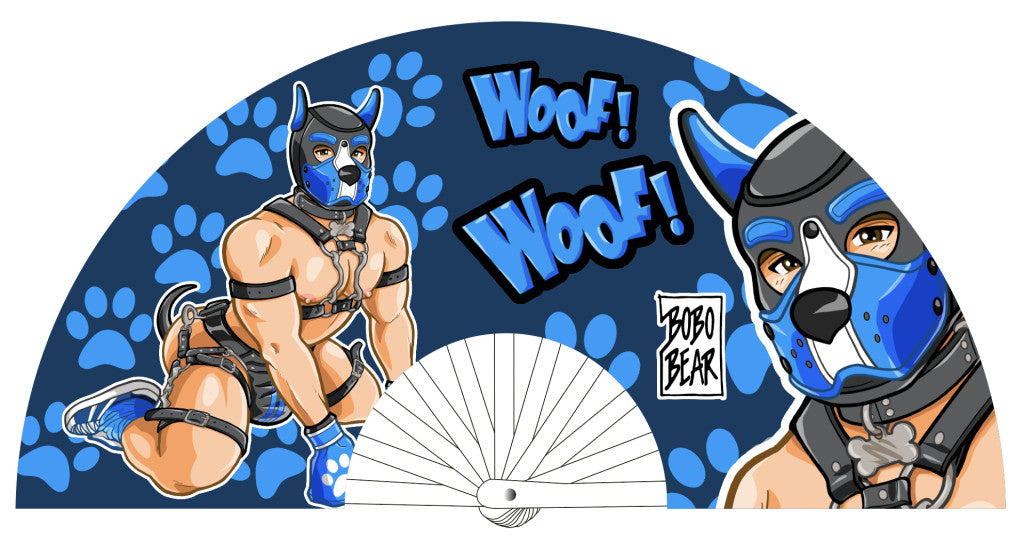 Bobo Bear Doggy Blue Fan 64 Cm