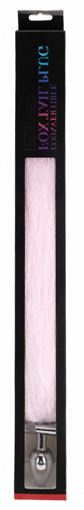 Fox Tail Anal Plug 5.5 Cm Black With 39 Cm Tail