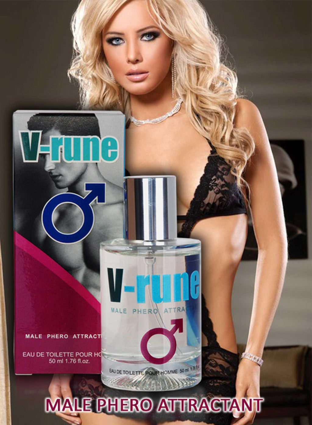 Pheromone V-rune Men's Perfume 50 Ml