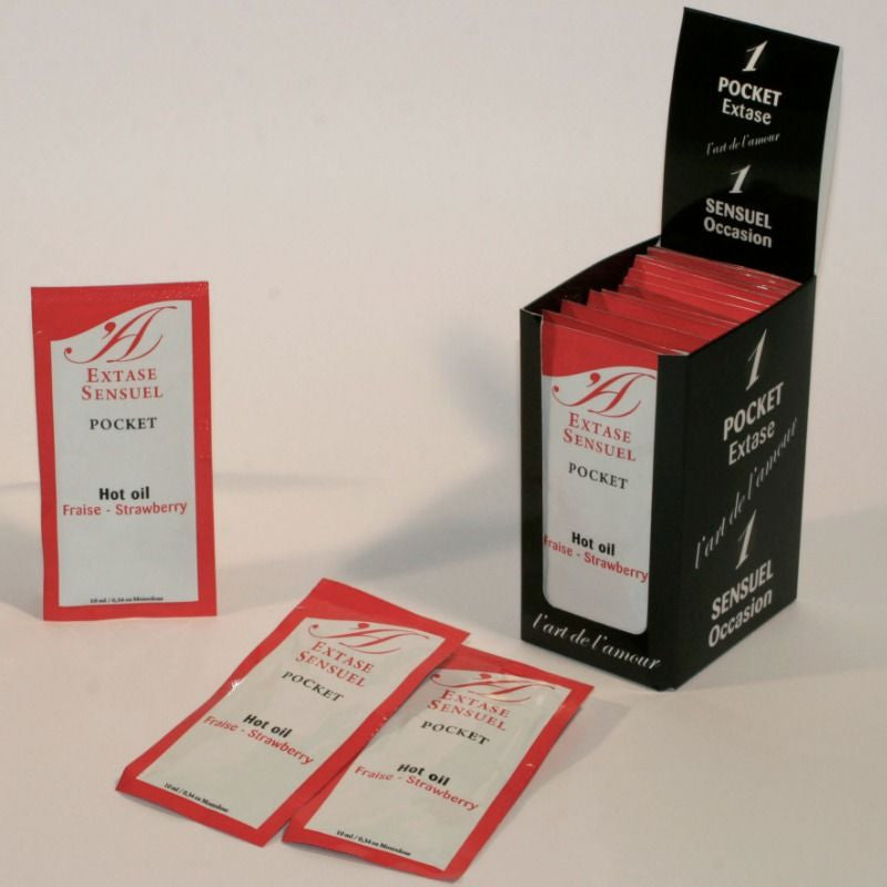 Extase Sensual – Strawberry Flavored Stimulating Oil 10 Ml