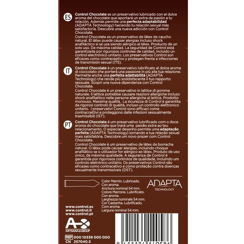 Control Adapta - Flavored Condoms In A Pack Of 12