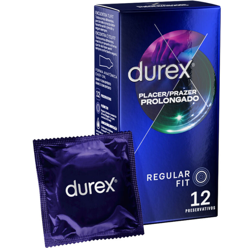 Durex Pleasure Prolonged – Sensual Delay Condoms 12 Pcs