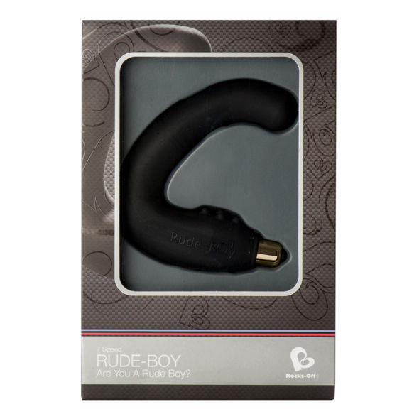 Rocks-off Rude Boy – Black G-spot Vibrator For Men