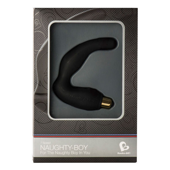 Rocks-off Naughty-boy – Black G-spot Massager For Men