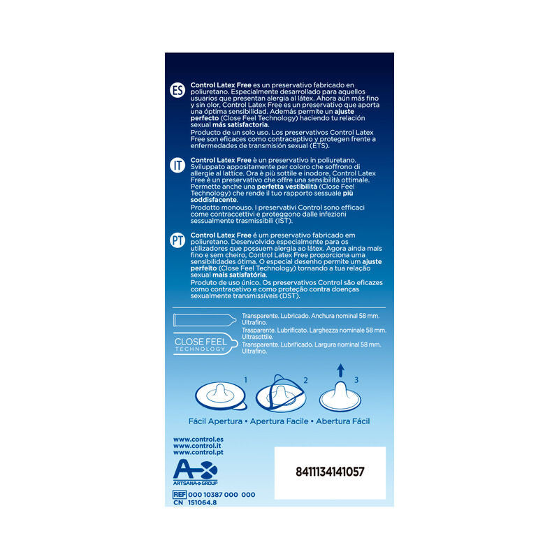 Control - Premium Latex Condoms Pack Of 5