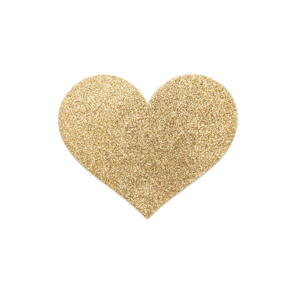 Bijoux - Indiscrets Flash Golden Heart – Sensual Nipple Covers