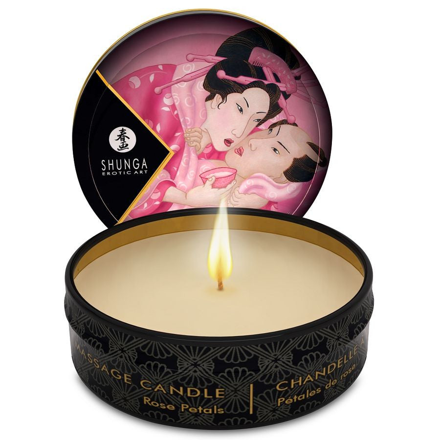 Shunga – Rose Massage Candle For Intimate Pampering 30 Ml