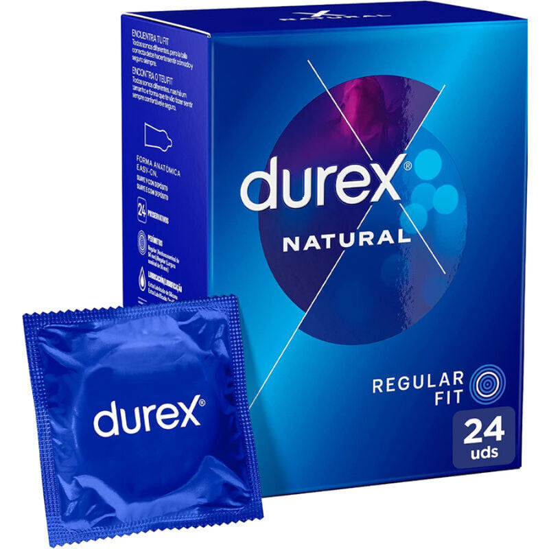 Durex Natural Plus – Premium Thin Condoms In A Pack Of 24