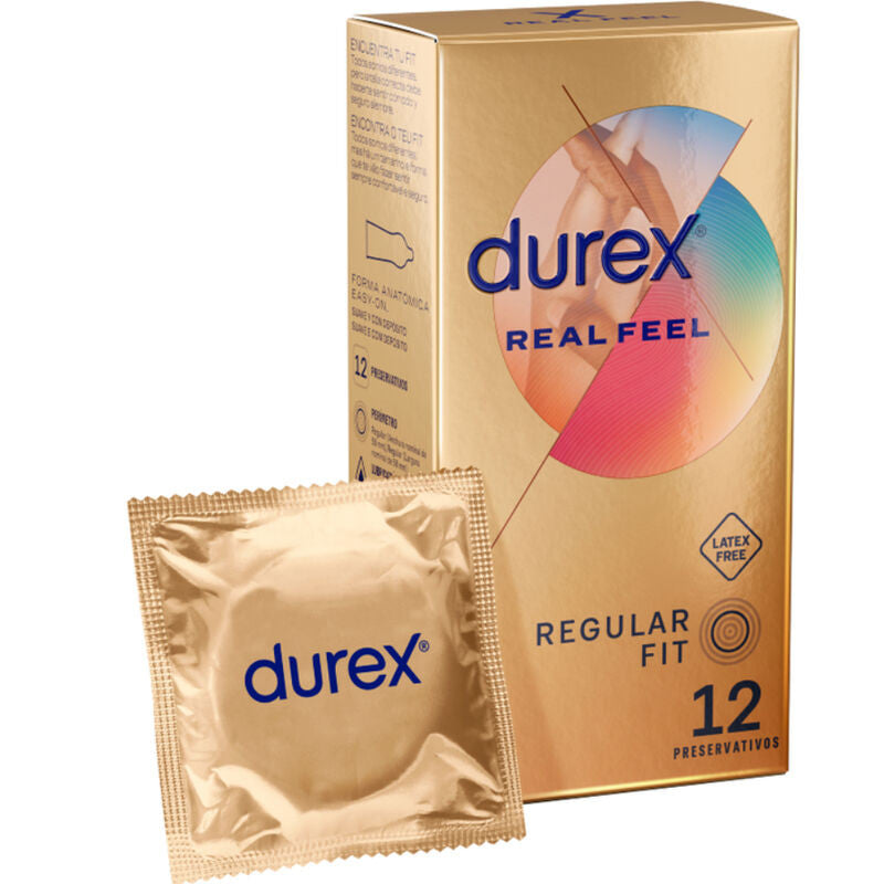 Durex Real Feel – Premium Sensual Condoms In A Pack Of 12