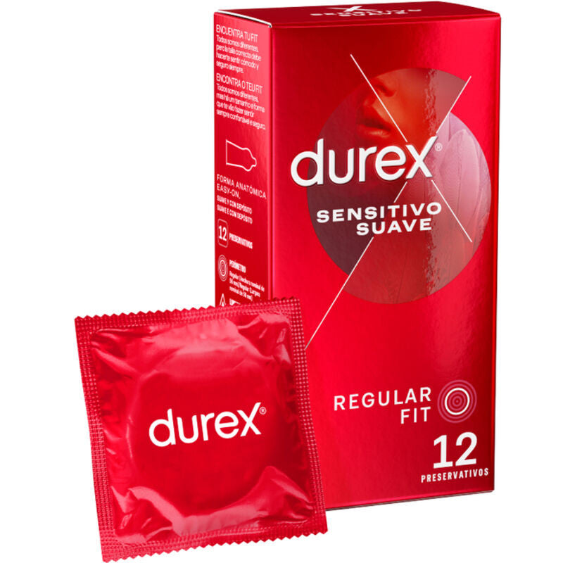 Durex Soft & Sensitive – Sensitive Premium Condoms 12 Pcs