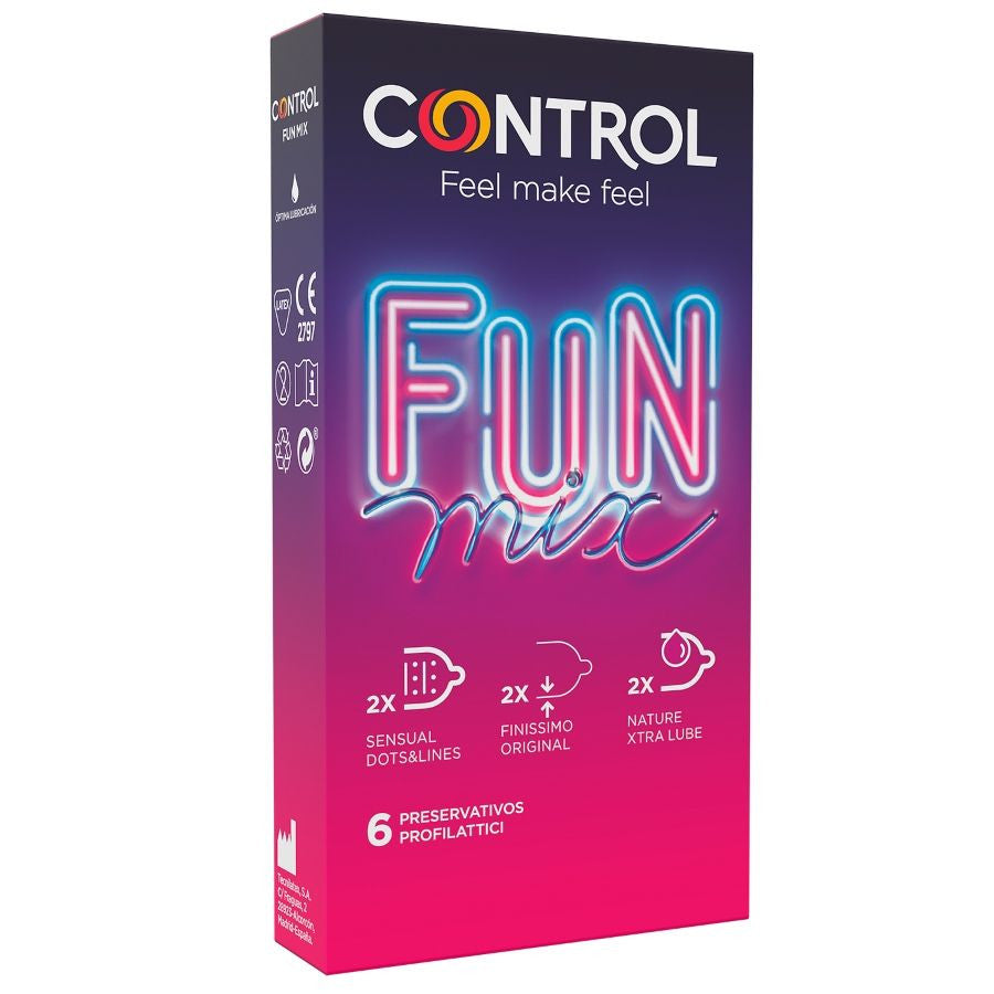 Control - Sensual Blend Rubber Condoms 6 Pcs