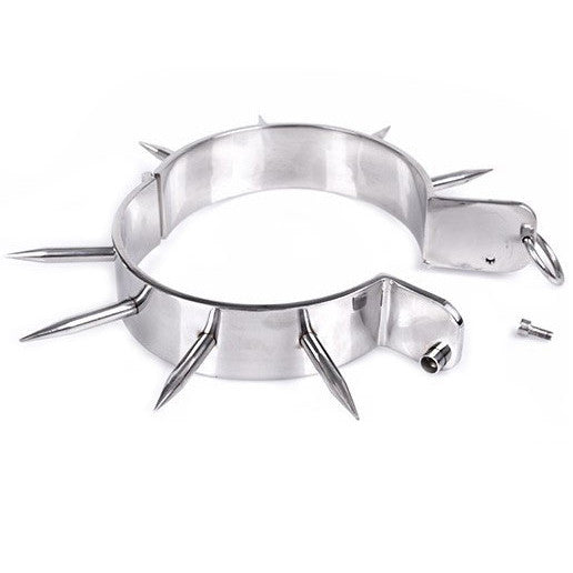 Metal Hard – Bdsm Collar With Sharp Points