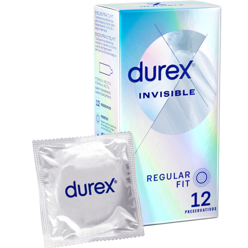 Durex - Invisible Extra Thin Condoms 12 Pcs Set