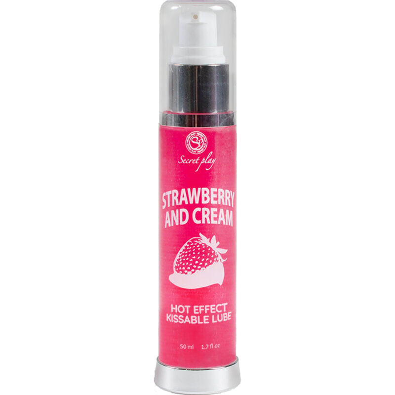 Secretplay – Strawberry-cream Water-based Lubricant With A Warm Effect