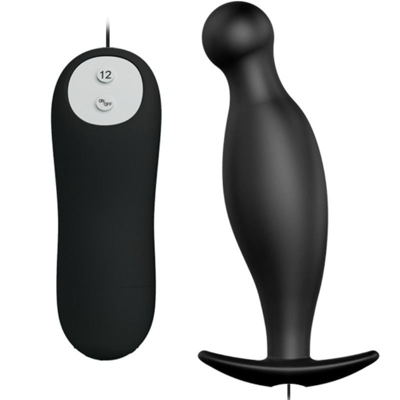 Pretty Love – Silicone Anal Plug With 12 Vibration Modes