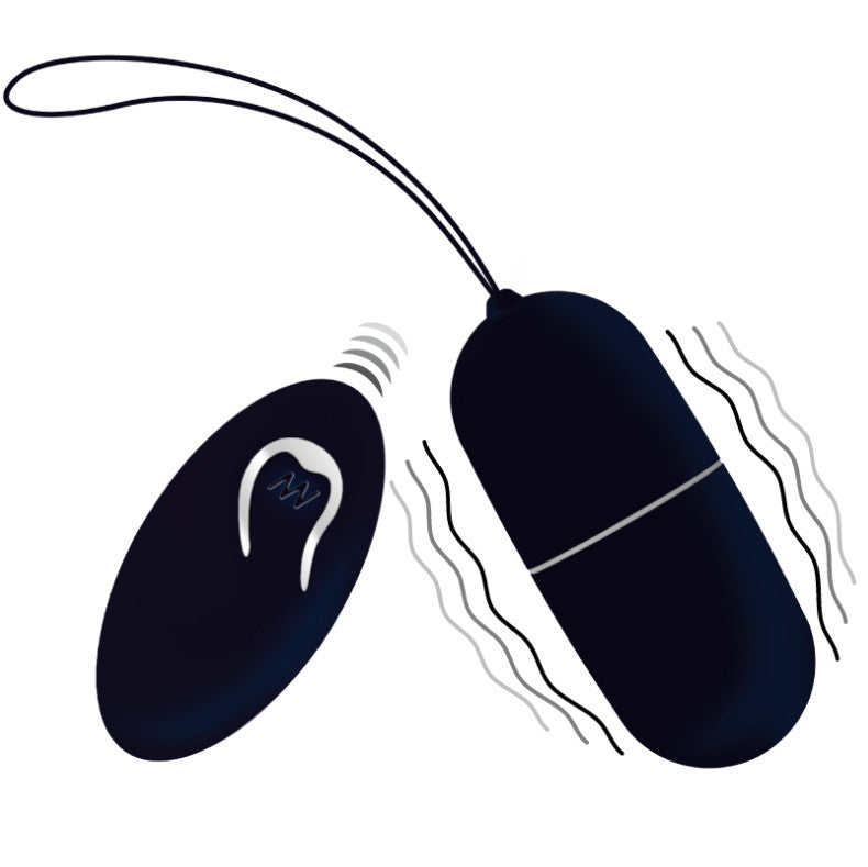 Intense - Remote Controlled Vibrating Egg In Black