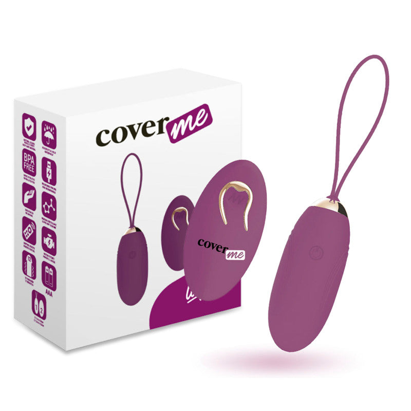 Coverme - Purple Egg Vibrator With Remote Control