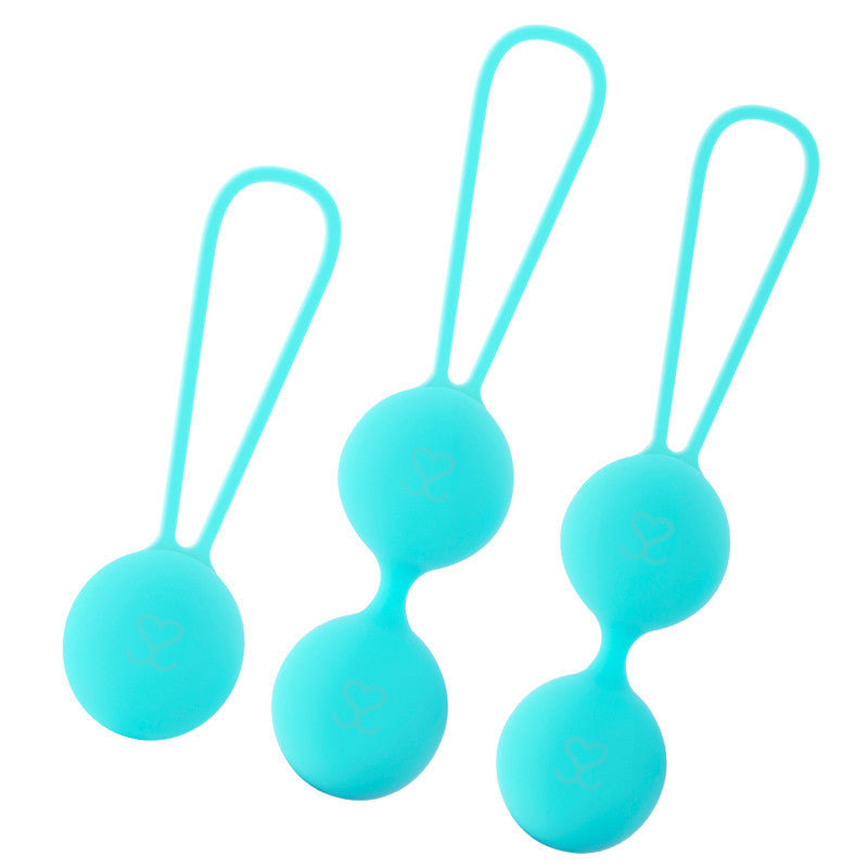 Moressa - Premium Turquoise Silicone Intimate Toy Set