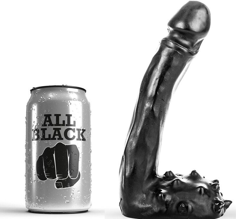 All Black - 19 Cm Lifelike Dildo