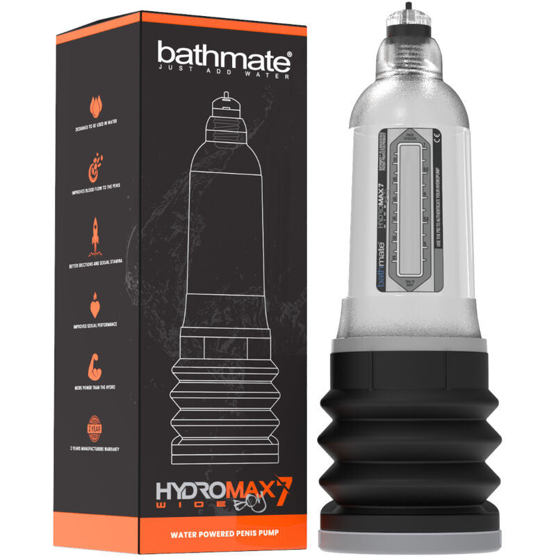 Bathmate Hydromax 7 - Transparent Premium Waterproof Masturbator