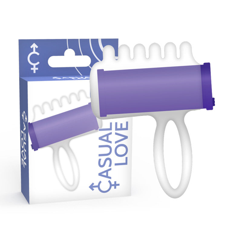 Casual Love – Prim And Exciting Finger Vibrator Purple