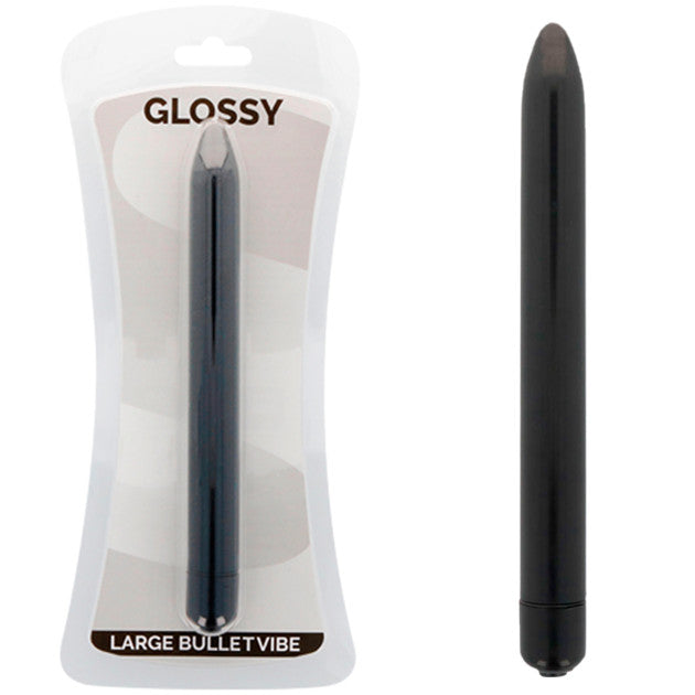 Glossy – Slim Elegant Vibrator In Black