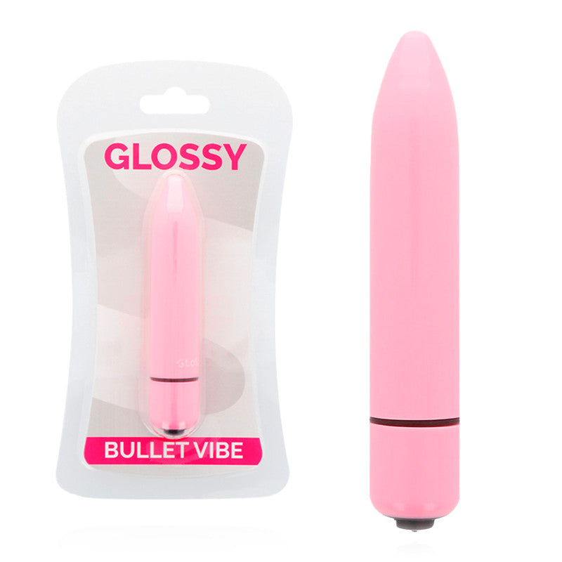 Glossy – Slim Vibrator In Deep Pink