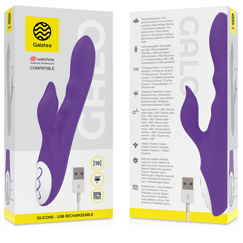 Galatea Galo Lilac – Waterproof Vibrator With Watchme Technology