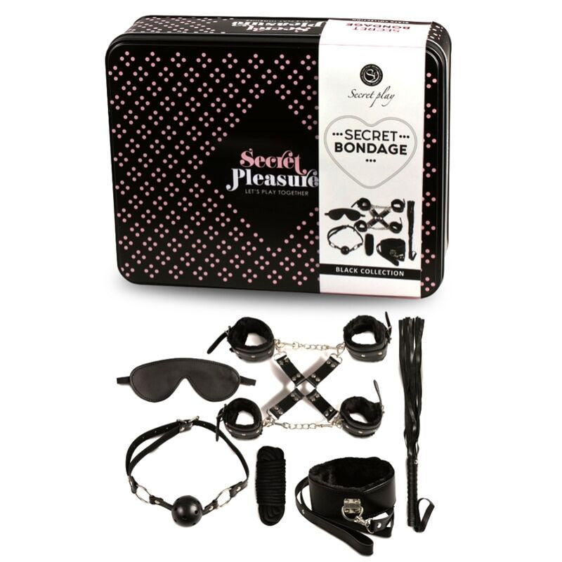 Secretplay – 8-piece Black Bdsm Set