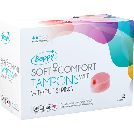 Beppy – Premium Water-based Discreet Tampons (2 Pcs)