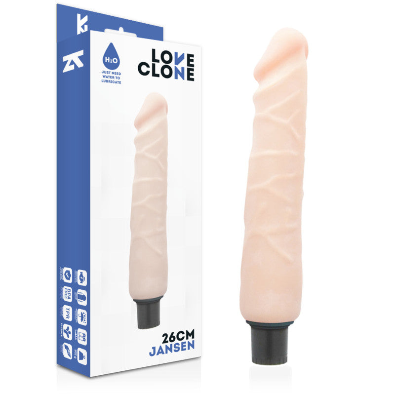 Loveclone – Self-lubricating Premium Vibrator 26 Cm Long