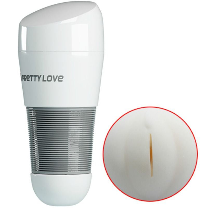 Pretty Love - Kitty White Premium Vaginal Masturbator
