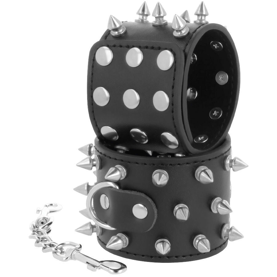 Darkness – Black Spiked Handcuffs For Sensual Games