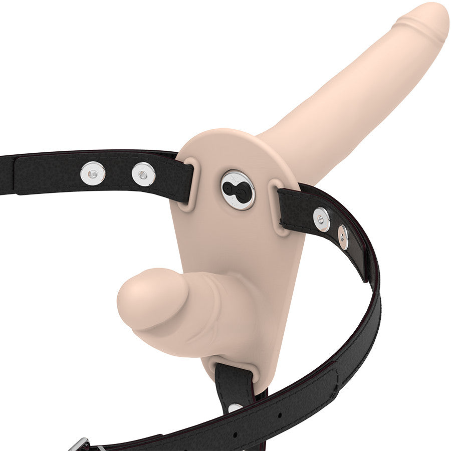 Fetish Submissive Harness – Double Penetration Vibrator