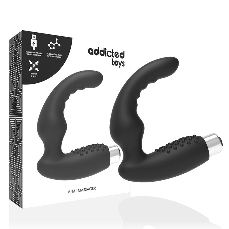 Addicted Toys – Rechargeable Prostate Vibrator Black